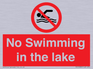 No Swimming in the lake